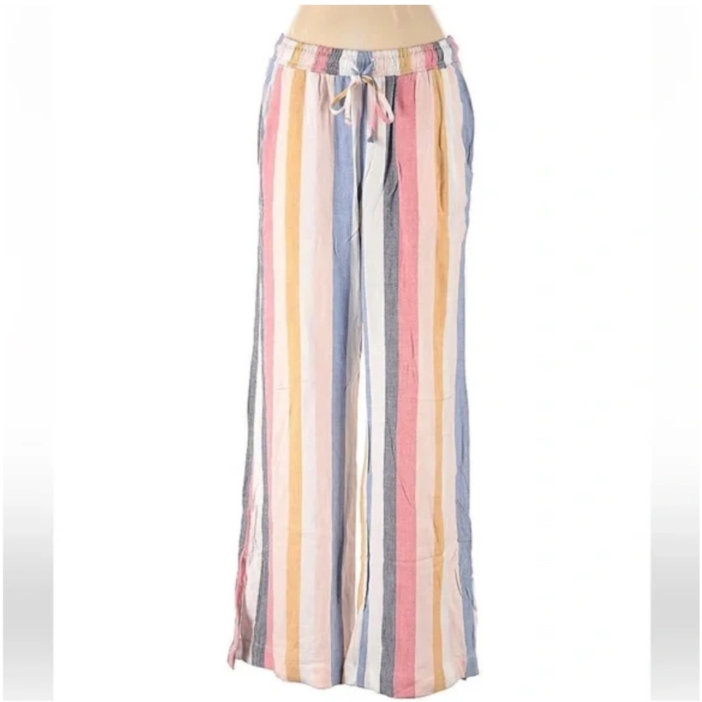 Bella Dahl Stripped Linen Pants